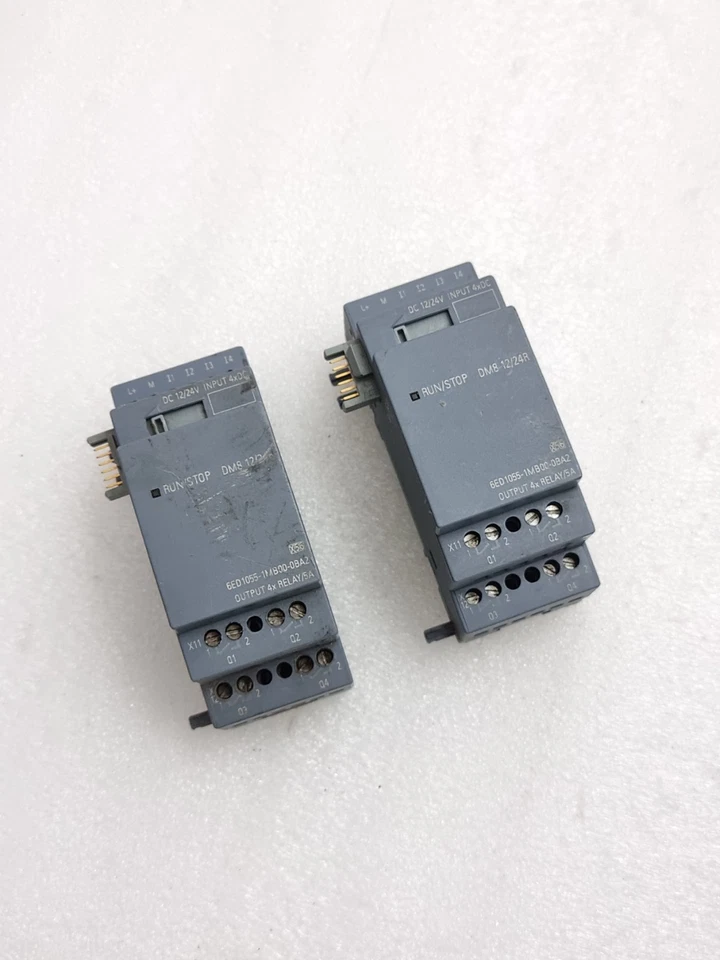 SIEMENS 6ED1055-1MB00-0BA2 DM8 12/24R DC 12/24V LOGO EXPANSION MODULE FREE SHIP